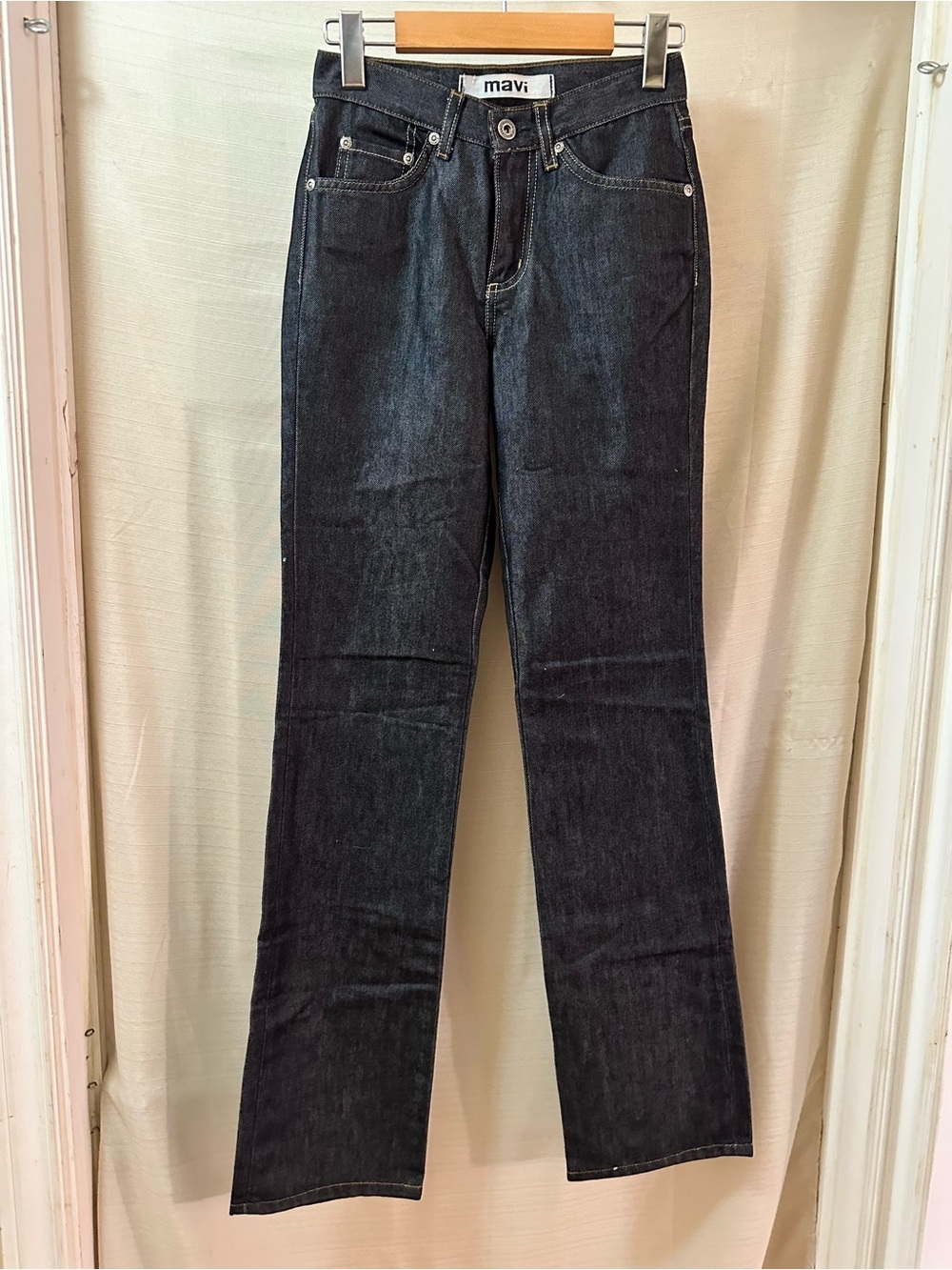 Mavi Molly Low Rise Flare Jeans Dark Wash Women’s Size 2 W25 L34 Denim